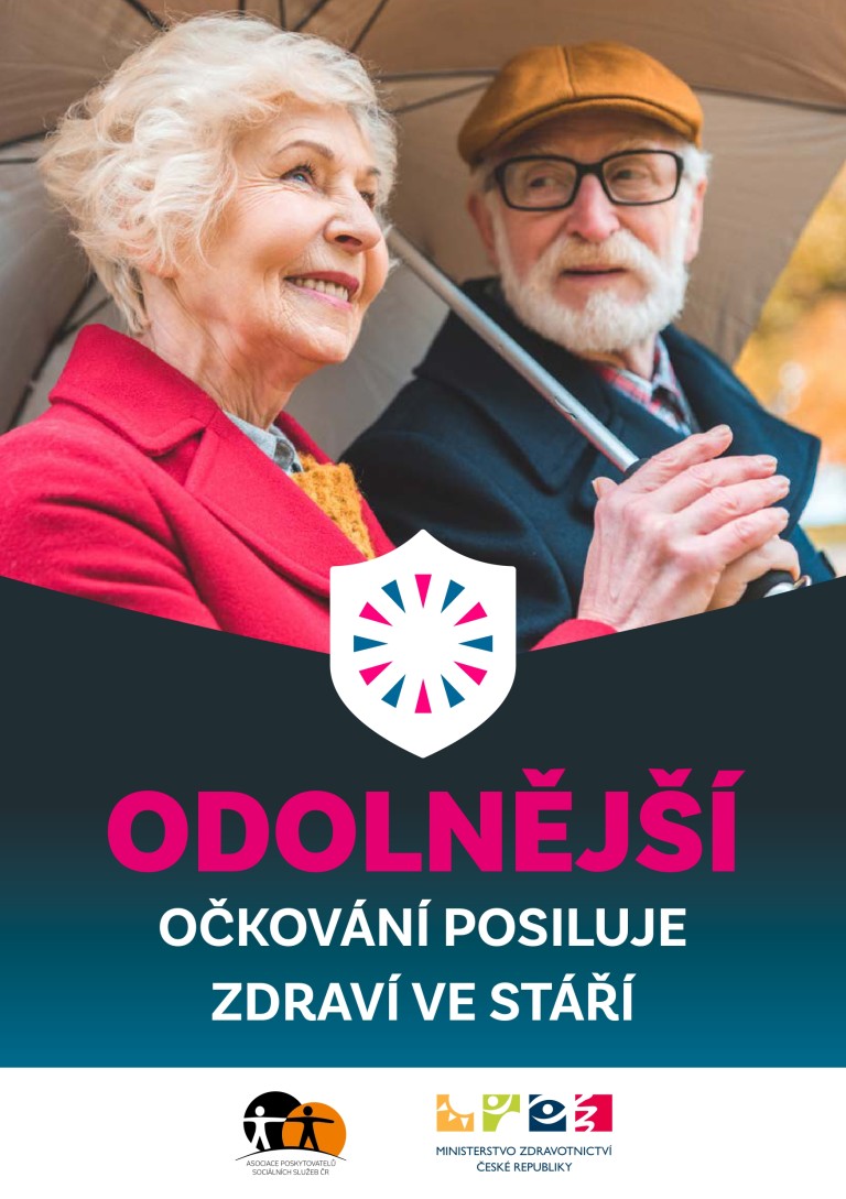 Brožura Odolnější – očkování posiluje zdraví ve stáří